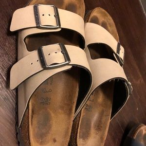 Off-white Arizona Leather Birkenstocks